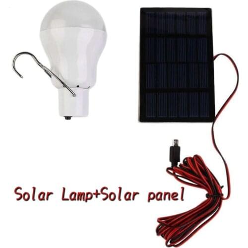 20W 150LM Portable Solar Power LED Bulb Solar Powered Light Charged Solar Energy Lamp Outdoor Lighting Camp Tent Fishing Light