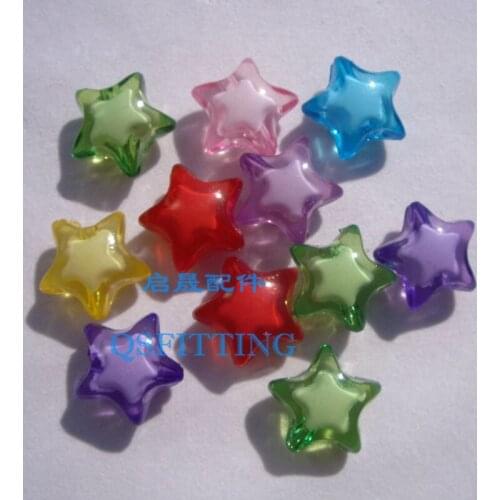 Supply DIY fashion jewelry Accessory,Acrylic Beads,pentagram shape,christmas decoration,20MM,Mix Color