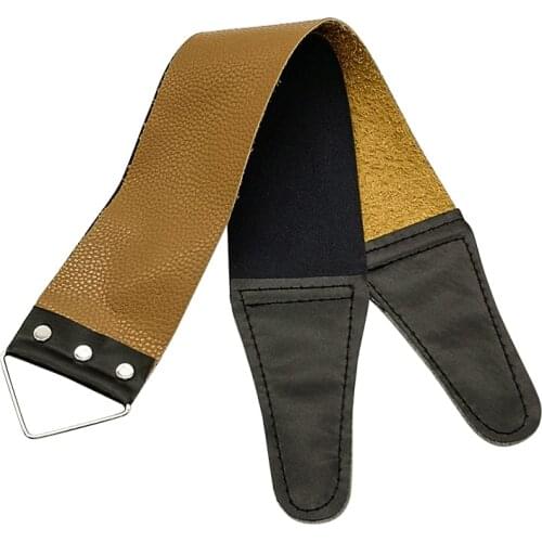 Beauty Men Hot Professional Barber Shaving Leather Strop Double Layer Razor Cloth Sharpener Strap Tool