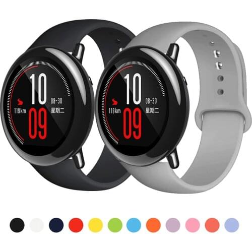 Soft Silicone Watch Strap Band For Huami Amazfit Pace Wrist band for Amazfit Pace strap 22mm