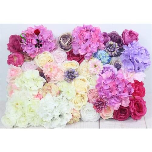 SPR Free Shipping-10pcs/lot Artificial wedding rose flower wall background arrangement best wedding decoration ever