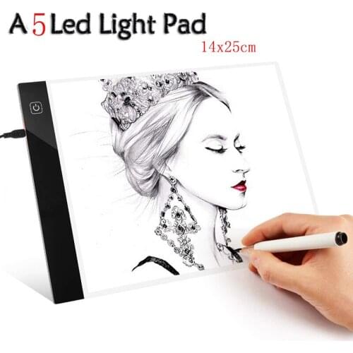 A5 Size Three Level Dimmable Led Light Pad,Tablet Eye Protection Easier for Diamond Painting Embroidery Tools Accessories Kits