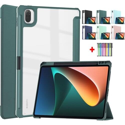 Smart Shockproof Funda For Xiaomi Pad 5 Pro Case With Pencil Holder Tablet Caqa For Xiaomi MiPad 5 Mi Pad 5 Cover 11 inch 2021