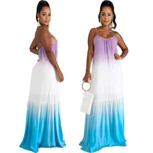 Sexy Sling Dress Square Collar Sleeveless Beach Dress Summer Leisure Entertainment Holiday Dresses Fashion Casual Women Clothes