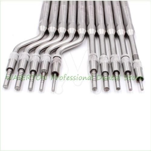10PCS/set Good quality Maxillary sinus lifting device internal lifting tool implant bone extruder Concave head
