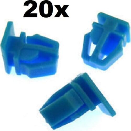 20x For Honda Plastic Trim Clips- For exterior door mouldings, side trim & bumpstrip #75305-SH2-003