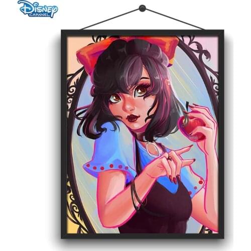 Disney 5D DIY Diamond Painting Princess Cartoon Sweet and Spicy Cool Illustration Diamond Embroidery Crafts Home Decoration
