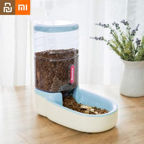 Xiaomi Large Capacity Automatic Pets Feeder Cat Waterer Dog Cat Basin Water Feeding Bowl Combination Grain Storage Bucket Youpin