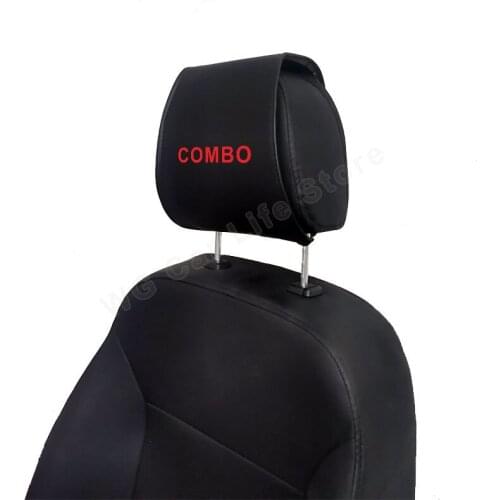 Car Decor Headrest Cover For Opel Combo Accessories Auto Seat Cushion Covers With Pockets PU Leather Massager Pad Car Gadgets