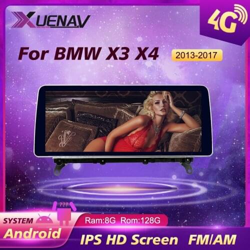 Android For BMW X3 X4 2013 2014 2015 2016 2017 Car Multimedia Player NBT system 8 core Car Radio Android navigation Carplay