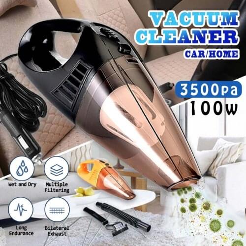 100W 3200Pa Car Vacuum Cleaner High Suction For Car Wet And Dry dual-use Vacuum Cleaner Handheld 12V Mini Car Vacuum Cleaner