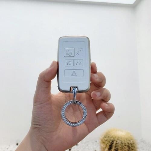 Soft TPU Car Remote Key Case Full Cover For Land Rover Range Rover Sport Evoque Velar Discovery 5 For Jaguar E-Pace Accessories