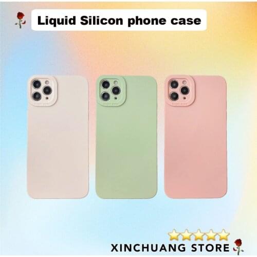 Colorful Matte Soft Silicone TPU phone case for iPhone 11 -12 Pro Max - X-XS-XR Full Protection Phone Case