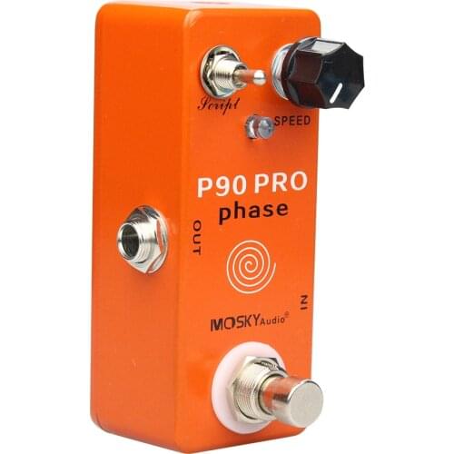 Mosky P90 PRO Phase Pedal Electric Guitar Pedal Phaser Phase90 Vintage Effect Pedal True Bypass Guitar Accessories
