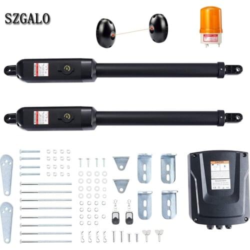 European and American style Automatic Gate Opener Kit Heavy Duty Dual Swing Gate Openers for Home Security/Farm/Garage/Business