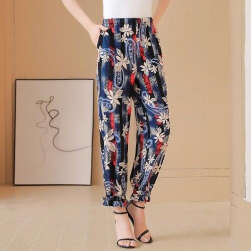FANMUER Women's Trousers Harem Pants
