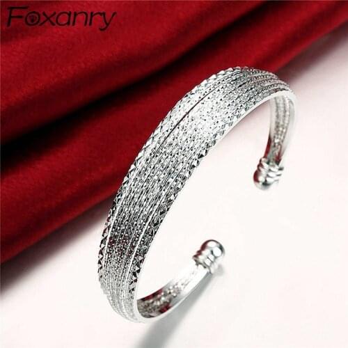 FOXANRY Wide Bracelets