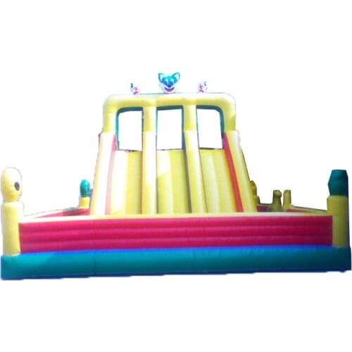 Good quality inflatable slide with climbing wall for sale