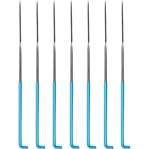 LMDZ Wool Felting Supplies Felting Needles Kit Needle Felting Tool with Plastic Box for Wool Felting (Blue,L)