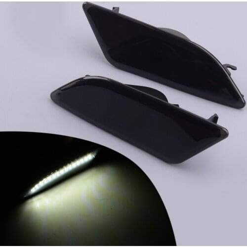 2Pcs 3W 12V 6000K Car Front Bumper Side Marker Light Lamp Fit for Mercedes Benz W204 C250 C300 C350 C63 AMG 2012 2013 2014