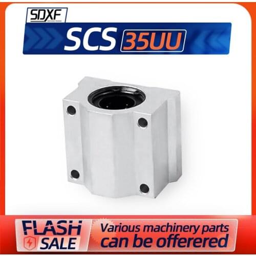 SCS35UU linear motion ball bearing slider bushing with SCS slider/with copper sleeve for CNC accessories