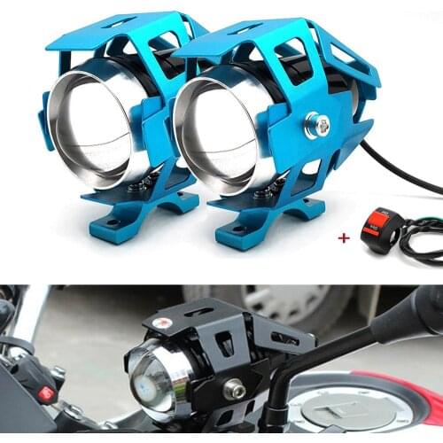 Newest Motorcycle Headlight U5 Led Spotlight Auxiliary Lamps For Yamaha FZR400 MT07 MT09 MT10 mt 07 09 10 mt-07mt-09 mt-10