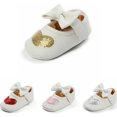 Newborn baby girl shoes soft-soled toddler shoes non-slip indoor princess shoes