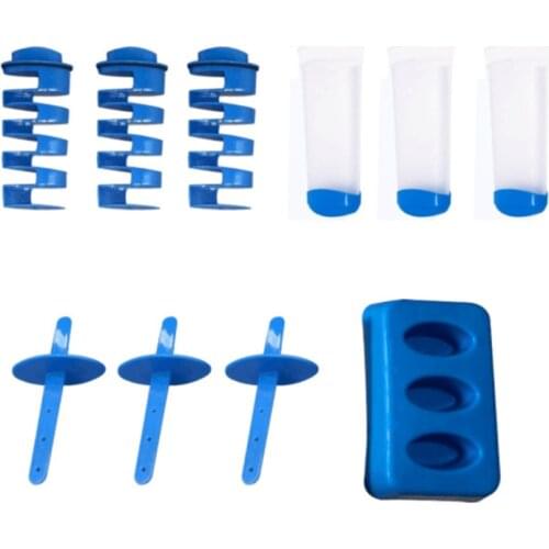 Ice Cubes Maker Mighty Making Silicone Bucket Freeze Tool DIY Mold Spiral Strip Tubes Odor Locking Seal Prevents