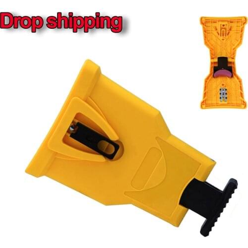Teeth Sharpener Chainsaw Teeth Sharpener Yellow Woodworking Rapid Chain Grinding Professional Quality Grinding Teeth Sharpener