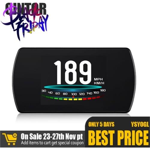 Universal On-board Computer Car HUD T800 Head Up Display Digital GPS Speedometer Speedup Test Brake Test Overspeed Alarm Compass