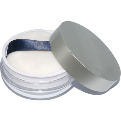 100pcs 30g Powder Puff Container Jars Empty Refillable Plastic Soft Face Body Powder Box with Sifter and Powder Puff