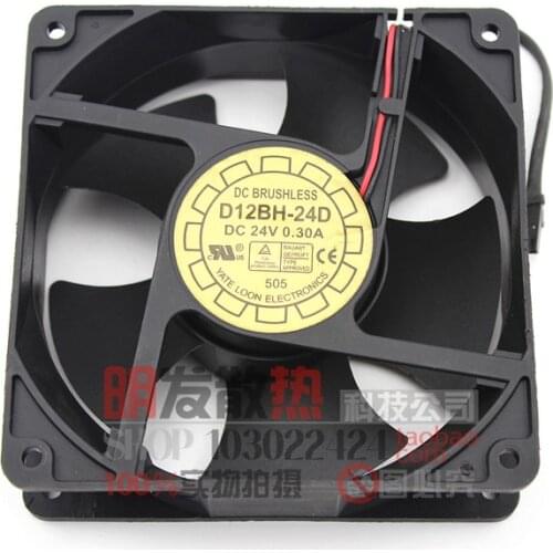 12038 24V 0.3A 12cm Chassis Cooling Fan D12BH-24D