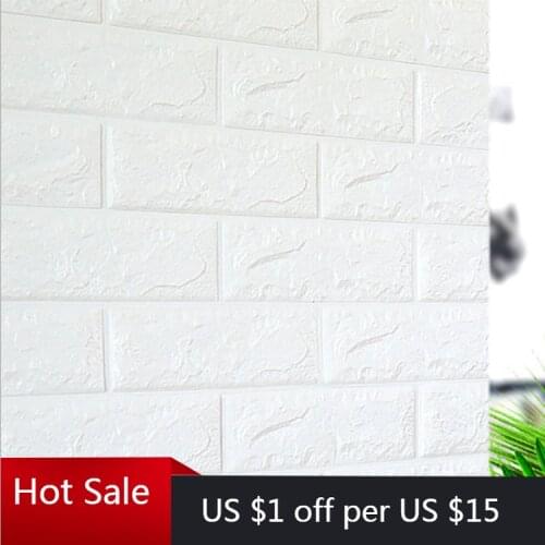 70*77cm XPE Foam 3D Wallpaper DIY Wall Decor Brick Wall Stickers