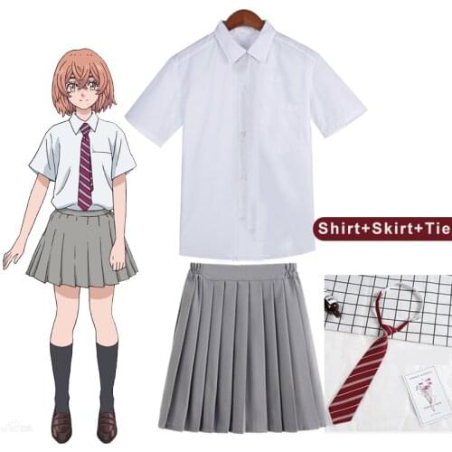 Anime Tokyo Revengers Tachibana Hinat Cosplay Costumes JK Uniforms Girls Skirts Adult Kids Women Kawaii Japanese School Uniform