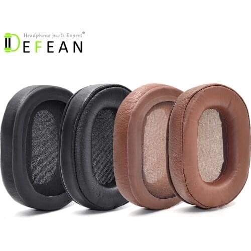 Defean Genuine Leather Memory Foam ear pads Cushion for Oppo PM-3 PM3 PM 3 Headphones