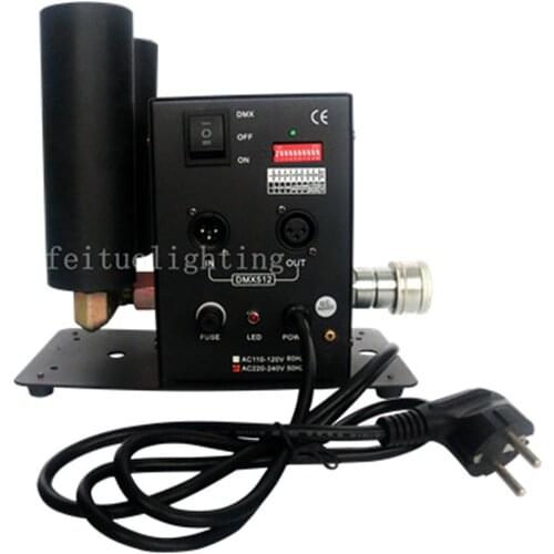 New Arrival Double-Barreled Co2 Jet Machine Dmx Controlled Jet Co2 Adjustable Angle Fog Smoke Machine For Stage Wedding Party