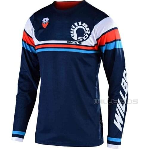 Willbros MX SE AIR SECA Long Sleeve Motocross Mountain Bicycle Offroad Summer T-shirt Motorcycle Jersey