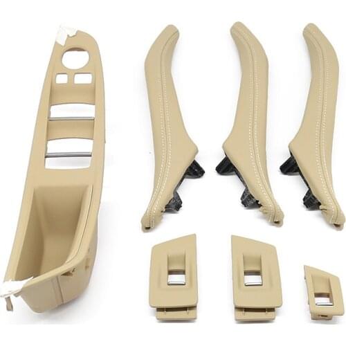 Left Hand Drive RHD For BMW 5 serie F10 F11 F18 520 525 Car Interior Door Handle Inner Door Panel Pull Trim Cover 2010-2017