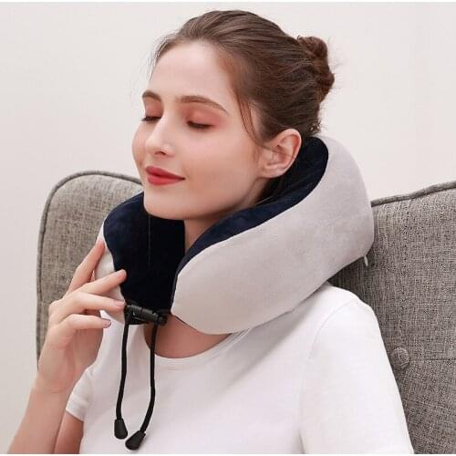 Electric Neck Massager U shaped Pillow Multifunctional Portable Shoulder Cervical Massager Outdoor Home Car Relaxing Massage