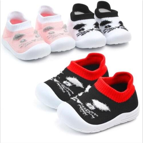 Cute Baby Shoes Breathable Boys Girls First Walker Kids Antislip Casual Shoes Soft Rubber Sole Children Sport Shoes