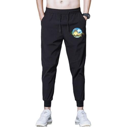 2021 Men Totoro print Hip hop Pants Streetwear Print Joggers Pants comfortable Trousers Track Pants