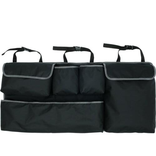 Car Rear Seat Back Organizer Auto Trunk Net Mesh Cargo Storage For SUV Universal Seat Back Stowing Tidying Interior Accessories