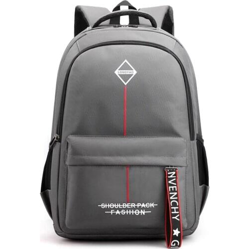 New casual mens computer backpack simple travel large-capacity high school and college student schoolbag