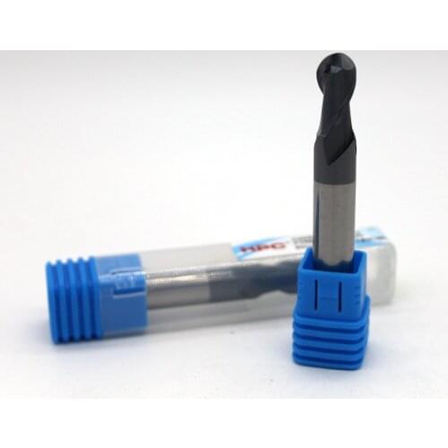 R4.5*10*75/R5*10*75 of 2 flutes HRC 45 ball nose mill cutter carbide end mills CNC machine milling tools