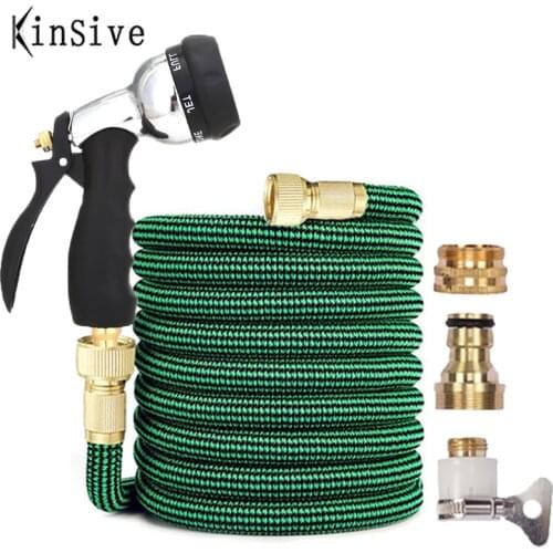 Expandable Flexible Garden Water Hose Water Gun High Pressure Car Wash Sprayer Magic Hose 150ft For Watering Plants Home Garden