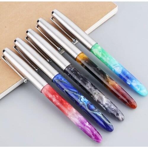 Jinhao 51A Luxury Men Fountain Pen Business Student 0.38mm Extremely Fine Nib Calligraphy School Office Supplies Writing Tool