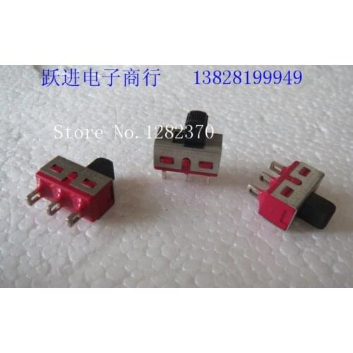 [SA] Taiwans imports of genuine dailywell Deli Wei Q15 production slide switch 3 feet 2 files toggle switch --100pcs/lot