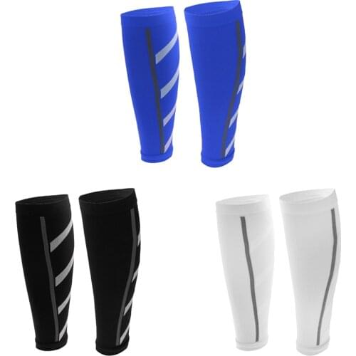 3 Pairs Running Calf Compression Sleeve Leg Socks Shin Splint Support Brace
