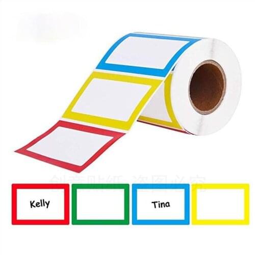 GY 300/Roll Custom Handwriting Sticker Mark Label Item Classification Storage Cabinet Name School Stationery