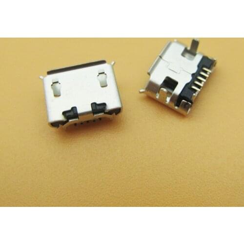 500pcs/lot Micro 5pin usb connector charging port for Lenovo L-PAD A1-07 A390E A560 HuaWei C8600 C8500 U8150 U8800 and other